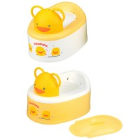黃色小鴨兩段式造型幼兒便器
