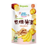 Baby Secret有機地瓜香蕉米菓20g