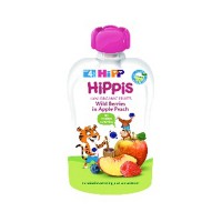 HIPP喜寶生機水果趣100g-水蜜桃野莓