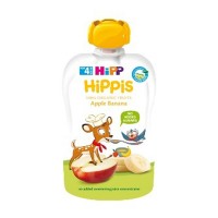 HIPP喜寶生機水果趣100g-蘋果香蕉