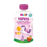 HIPP喜寶生機水果趣100g-甜李蜜桃