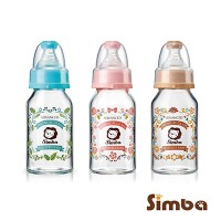 Simba蘿蔓晶鑽標準玻璃小奶瓶120ml-新生專用
