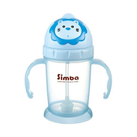 Simba滑蓋樂活杯240ml-香草(藍)