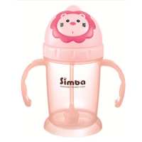 Simba滑蓋樂活杯240ml-莓果(粉)